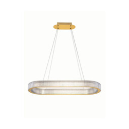 Kinara Integrated LED Pendant Ceiling Light Platinum Gold Triac Dimmable LED 70W 5444lm 3000K