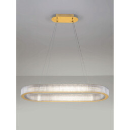 Kinara Integrated LED Pendant Ceiling Light Platinum Gold Triac Dimmable LED 70W 5444lm 3000K - thumbnail 3