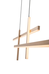 Apollona 119cm Bar Pendant Ceiling Light Gold Matt LED 3000K Dimmable - thumbnail 3