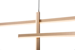 Apollona 119cm Bar Pendant Ceiling Light Gold Matt LED 3000K Dimmable - thumbnail 2