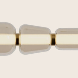 Eluna Bar Pendant Ceiling Light Gold Matt-Champagne Glass LED 3000K - thumbnail 3