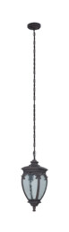 Fleur Outdoor Pendant Ceiling Light Bronze Antique, IP44