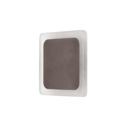 Altona Magnetic Base Wall Lamp, 12W LED 3000K 498lm, 15, 19cm Square Centre, Coffee, Acrylic Frosted Diffuser - thumbnail 3