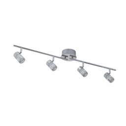 Bubbles LED 4 Light Adjustable Bathroom Ceiling Spotlight Bar Chrome, Bubble Effect IP44 - thumbnail 3