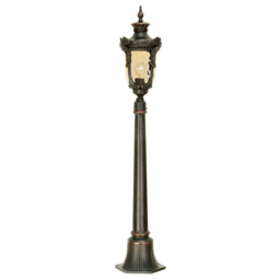 Philadelphia 1 Light Medium Outdoor Bollard Lantern Old Bronze IP44, E27