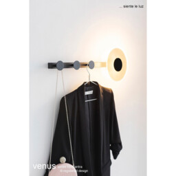 Venus Wall Lamp, 9W LED, 3000K, 780lm, Black, 3yrs Warranty - thumbnail 5