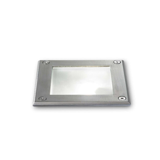 Park 1 Light Square Recessed Spotlight Steel IP65, G9