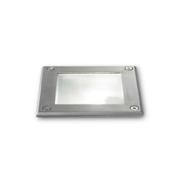 Park 1 Light Square Recessed Spotlight Steel IP65, G9