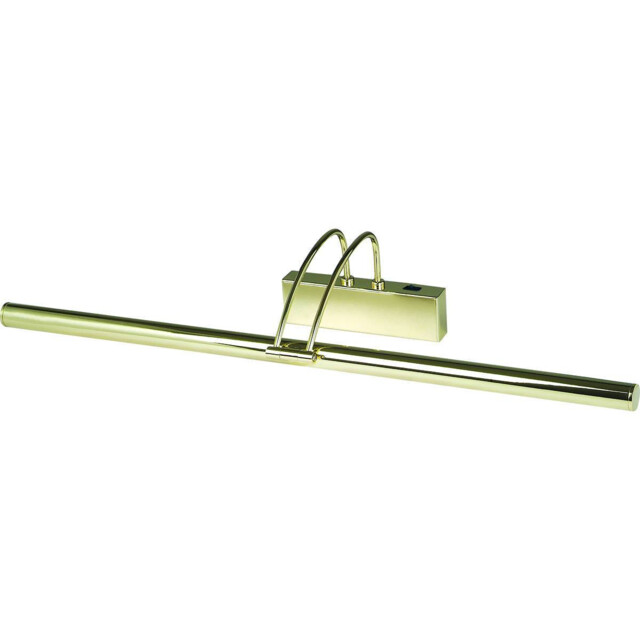 1 Light Adjustable Picture Wall Light Polished Brass - image 1