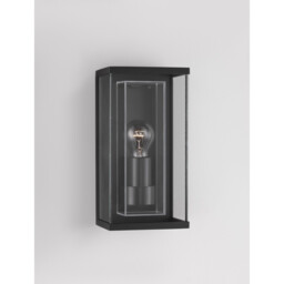 Regina Outdoor Wall Lantern Anthracite Aluminium, Clear Glass LED E27 IP65 - thumbnail 5