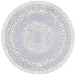 UNIKA LED Patterned Glass Flush Ceiling Light White 4400lm with Remote Control CCT WIFI 49.5cm
