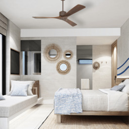 Axiom Ceiling Fan Brown - Cherry Wood Blades - thumbnail 2