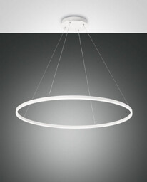 Giotto LED Integrated Pendant Ceiling Light Light White Glass