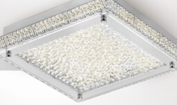 Amelia Flush Ceiling 18W 1800lm LED 4000K Stainless Steel, Crystal - thumbnail 5