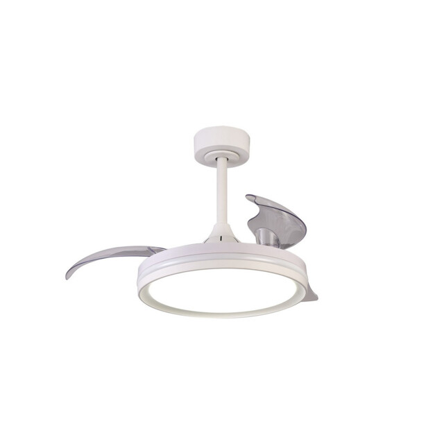 North 40W LED Dimmable White/RGB Ceiling Light With Built-In 28W DC Reversible Fan, 3000-6500K, White, 5yrs Warranty - image 1