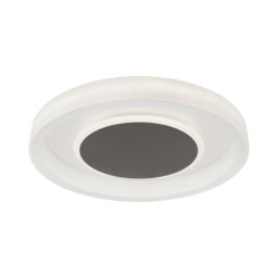 Moca Flush 50cm Round 40W LED 4000K, 2400lm, White / Mocha, 3yrs Warranty - thumbnail 1