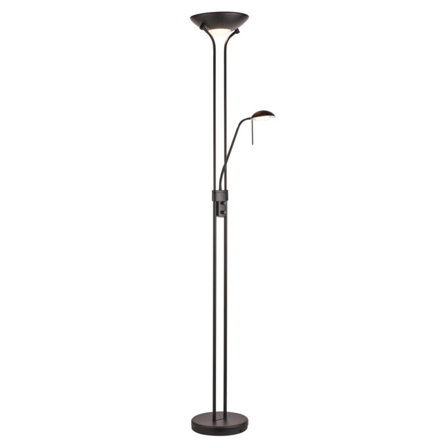 Rome Mother & Child Lamp Matt Black, Opal Glass, 1x R7s - image 1