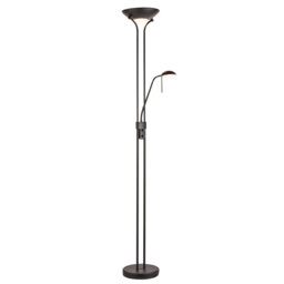 Rome Mother & Child Lamp Matt Black, Opal Glass, 1x R7s - thumbnail 1