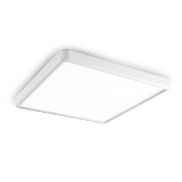 LED 1 Light Large Flush Ceiling Light White - Special Offer