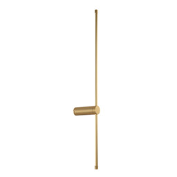 Struga 100cm Integrated Led Wall Lamp Gold Matt LED 3000K 20W - thumbnail 1