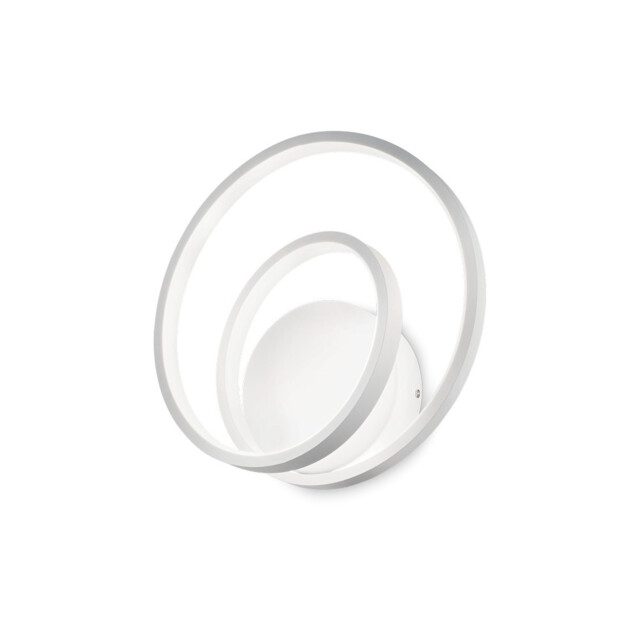 Oz LED Decorative Swirl Integrated LED Wall Light White, 3000K - image 1