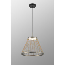 Spider 40cm Pendant, 20W LED, 3000K, 1100lm, Matt Brushed Grey/Brown, 3yrs Warranty - thumbnail 2