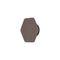 Altona Magnetic Base Wall Lamp, 12W LED 3000K 498lm, 15cm Horizontal Hexagonal, Coffee - thumbnail 3