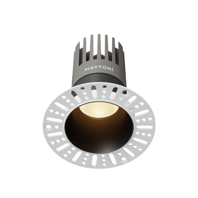Dip LED Recessed Wall Lamp Black 3000K - image 1