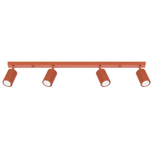 Karbon Minimalist Spotlight Bar 4 Light Red Ochre - image 1