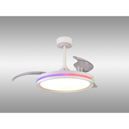 Rafaga 50W LED Dimmable White/RGB Ceiling Light With Built-In 30W DC Reversible Fan, 3000-6500K, White, 5yrs Warranty - thumbnail 2