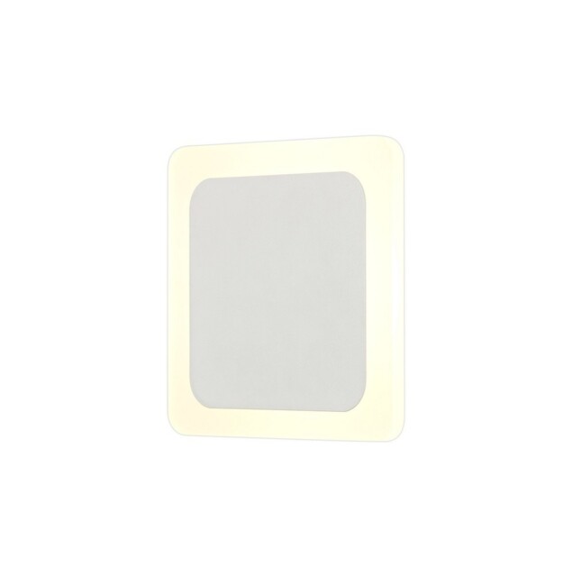 Altona Magnetic Base Wall Lamp, 12W LED 3000K 498lm, 15, 19cm Square Centre, Sand White, Acrylic Frosted Diffuser - image 1