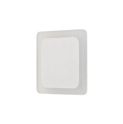 Altona Magnetic Base Wall Lamp, 12W LED 3000K 498lm, 15, 19cm Square Centre, Sand White, Acrylic Frosted Diffuser - thumbnail 3