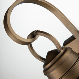 Kichler Bridgepoint Outdoor Wall Lantern Natural Brass, IP44 - thumbnail 3