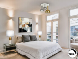 Matices Shade Cluster Ceiling 3 Light White, Smoke, Gold LED 3000K - thumbnail 2