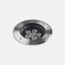 Gea Outdoor LED Recessed Ground Uplight Stainless Steel Polished 8.5cm 240lm 29deg. 3000K IP67