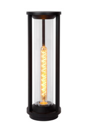 Cadix Modern Bollard Light Outdoor - 16cm - 1xE27 - IP65 - Black - Special Offer - thumbnail 1