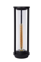 Cadix Modern Bollard Light Outdoor - 16cm - 1xE27 - IP65 - Black - Special Offer - thumbnail 3