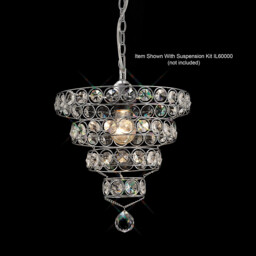 Kudo Crystal Ring Non-Electric SHADE ONLY Polished Chrome/Crystal - thumbnail 2