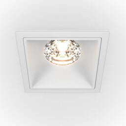 Maytoni Alfa LED Square Dimmable Recessed Downlight White, 1150lm, 3000K