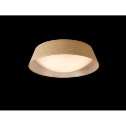 Sabina Ceiling 3 x E27 (Max 20W), Brown Linen Shade/White Acrylic - thumbnail 2