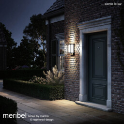 Meribel Camera/WIFI/CCT Wall Lamp, 9W LED, 2700-6000K, 530lm, IP54, Graphite - thumbnail 3