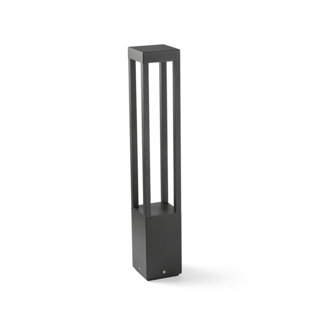 Agra 65cm Outdoor Bollard Dark Grey 2700K IP55