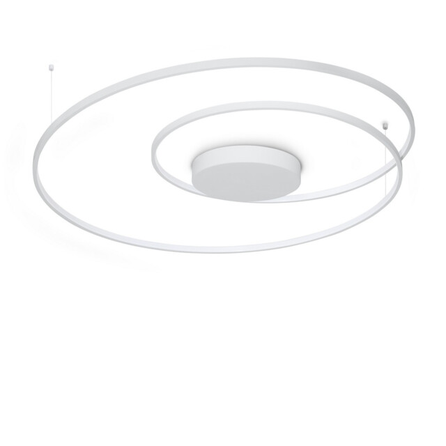Oz Integrated LED Semi Flush Ceiling Light White 8300lm 3000K - image 1