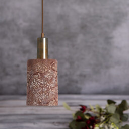 Senna Pendant Red Iron, Antique Brass - thumbnail 5