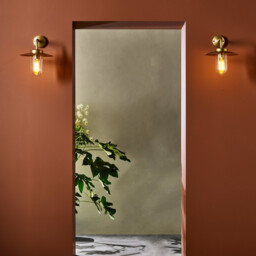 Portree LED Outdoor Wall Light Coastal Solid Brass IP44, E27 - thumbnail 3