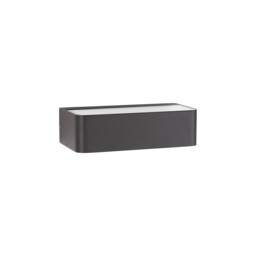 Videno Outdoor Down Wall Lamp Anthracite Aluminium, Clear Glass LED 10W 302Lm 3000K IP65 - thumbnail 3