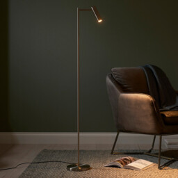 Dedicated LED Reader Task Floor Lamp Satin Nickel - thumbnail 2