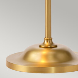 Provence 1 Light Floor Lamp Aged Brass, E27 - thumbnail 2