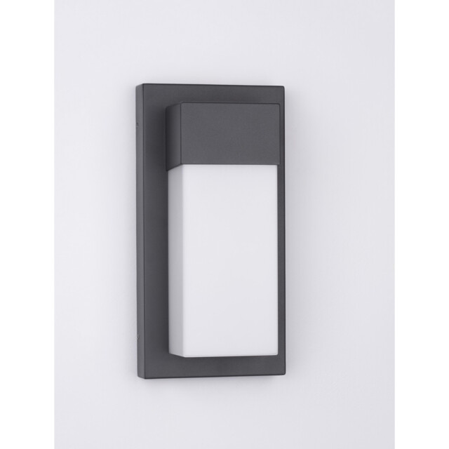 Leto Outdoor Modern Wall Lamp Sandy Black Aluminium LED 18W 2132Lm 3000K IP65 - image 1
