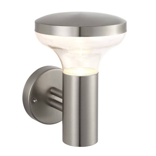 Roko Outdoor Coastal Wall Light Coastal, Marine Grade Brushed Stainless Steel IP44, GU10 - image 1